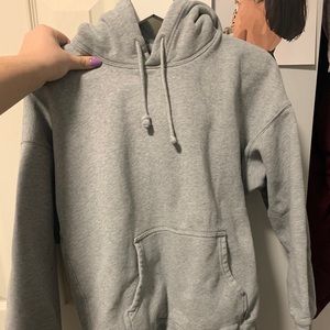 light grey tna sweater